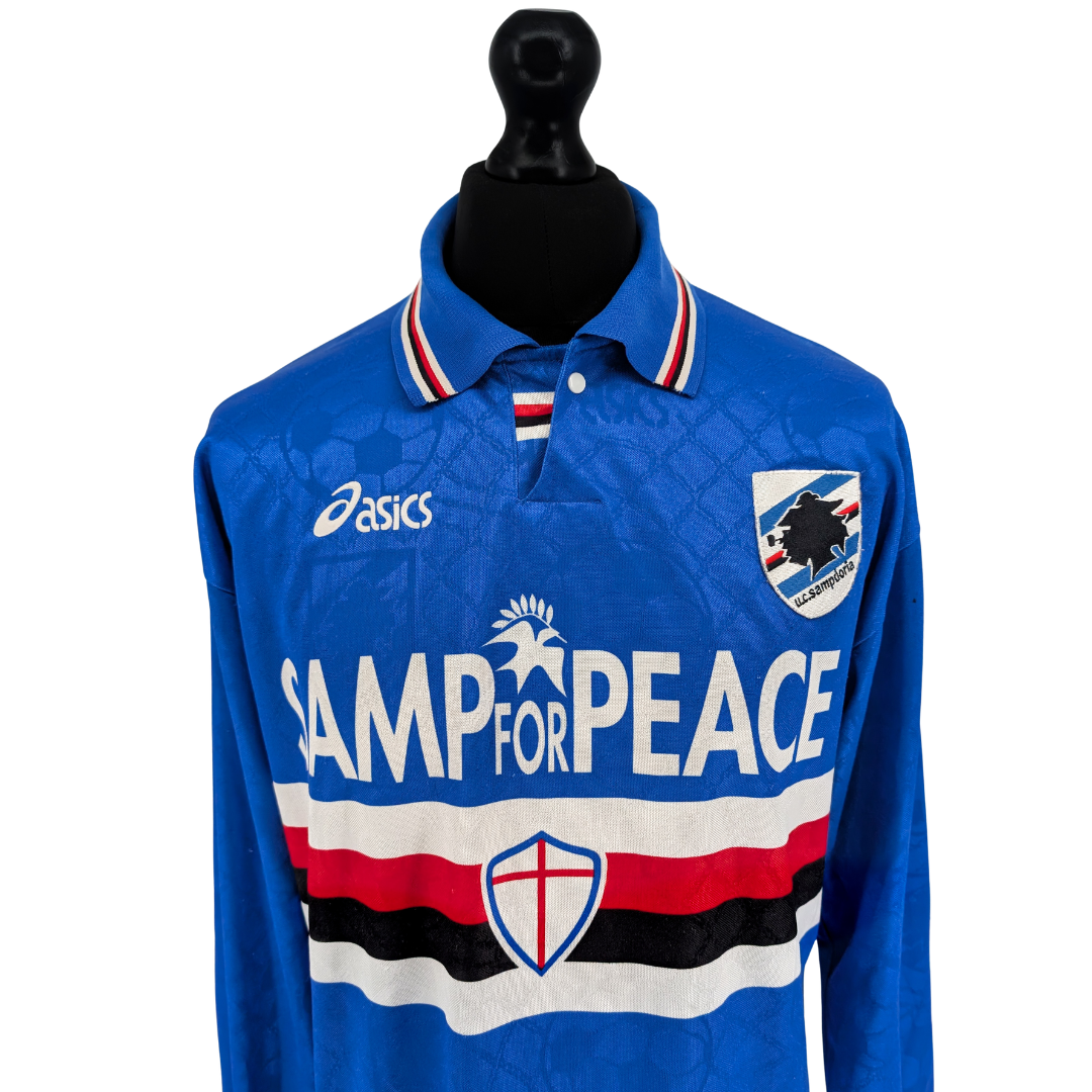 Sampdoria home football shirt 1995/96 - (XL)
