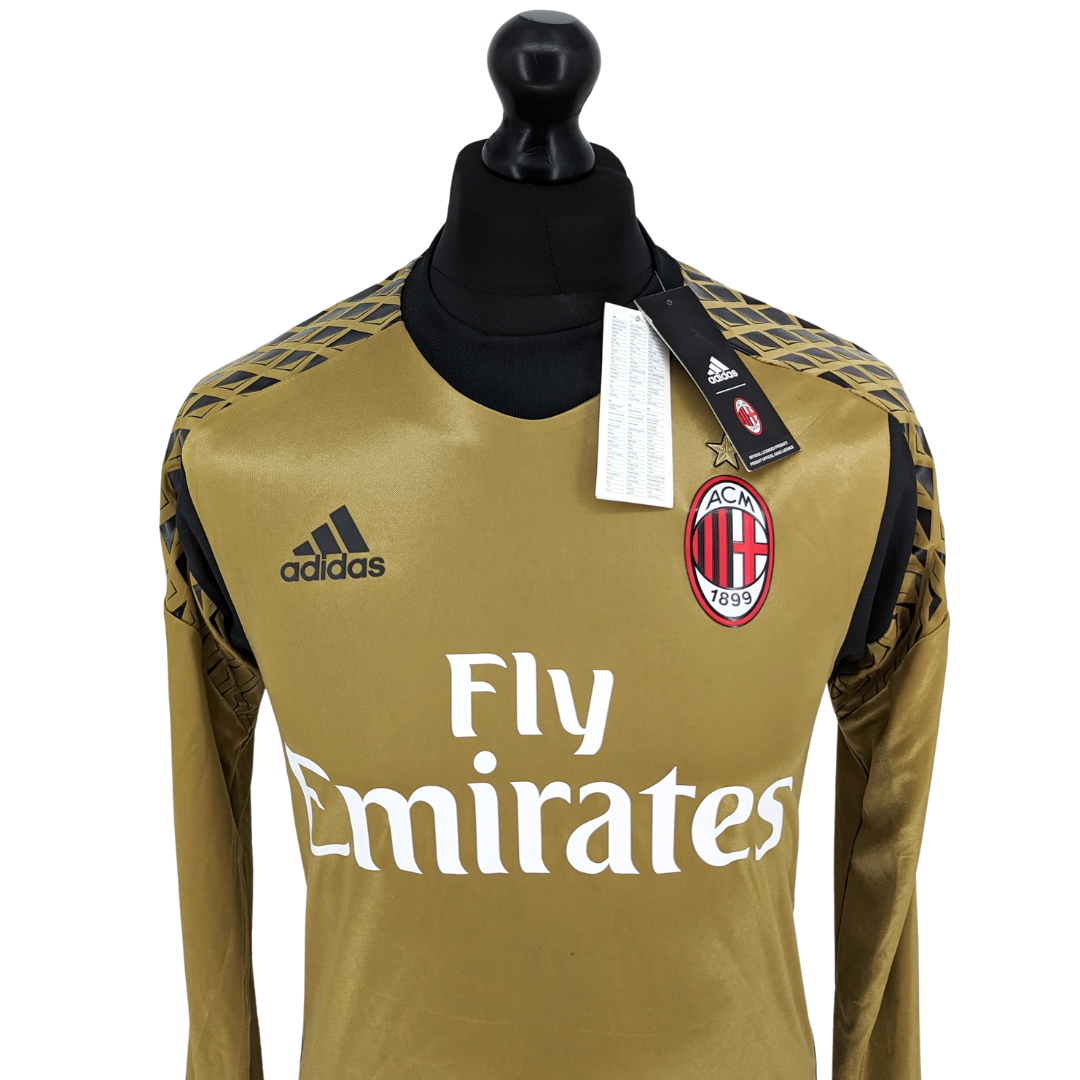 AC Milan signed goalkeeper football shirt 2016/17