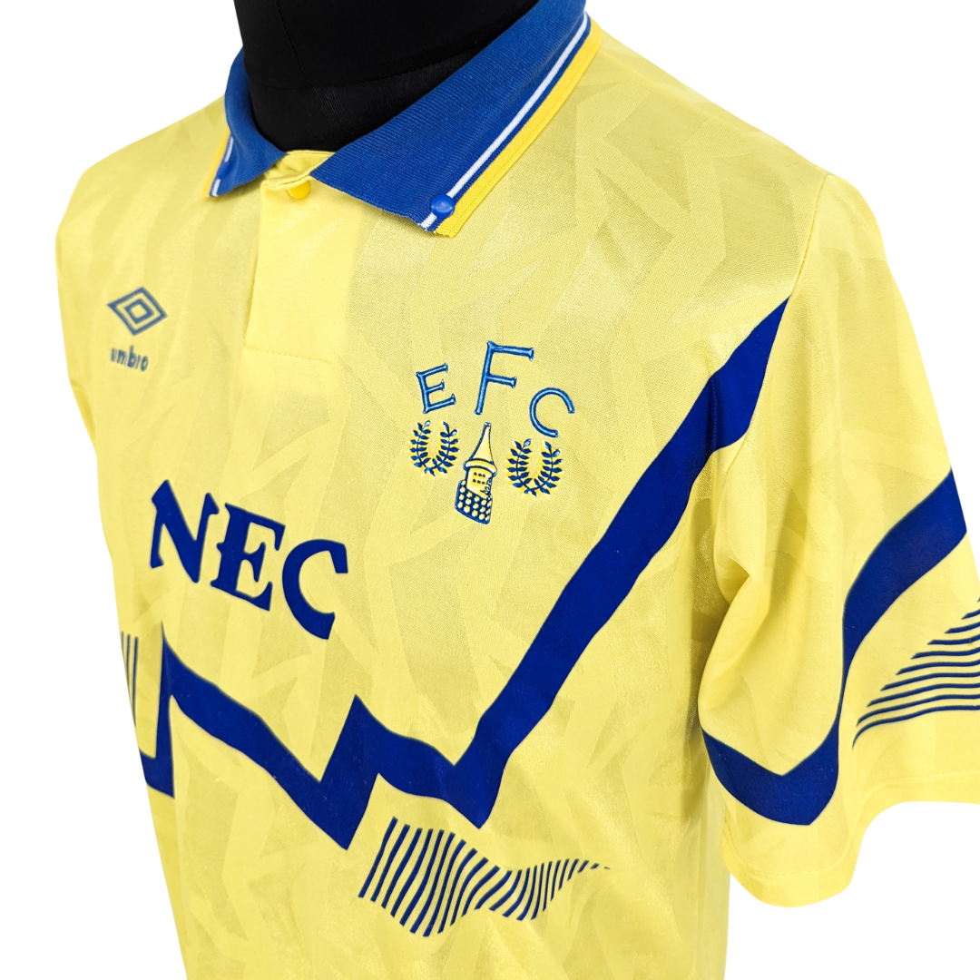 Everton away football shirt 1990/92