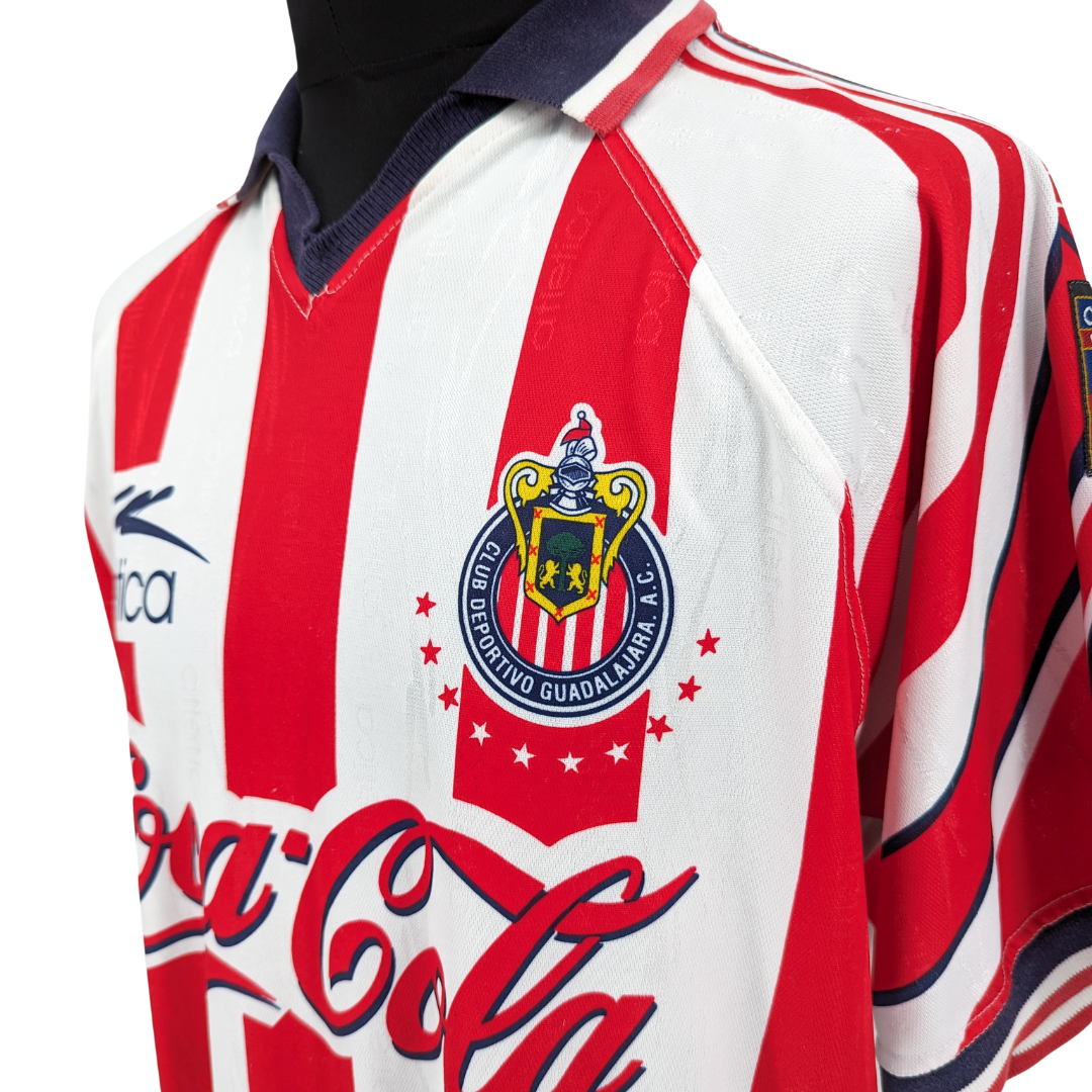 Chivas Guadalajara home football shirt 1998/99