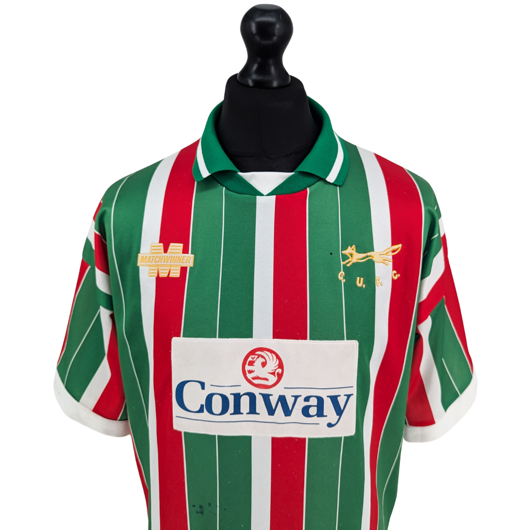 Carlisle United away football shirt 1993/95