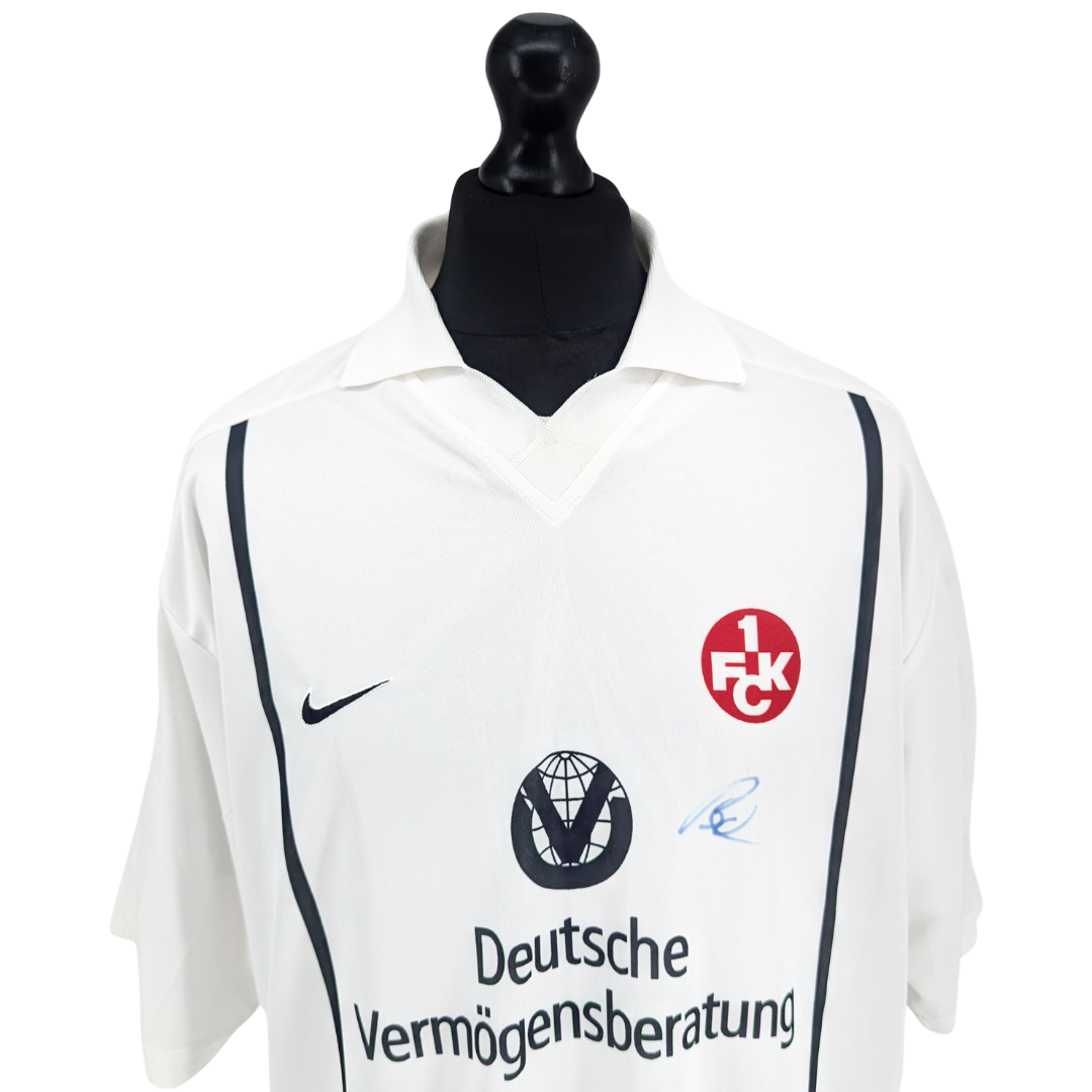 Kaiserslautern signed away football shirt 1999/00