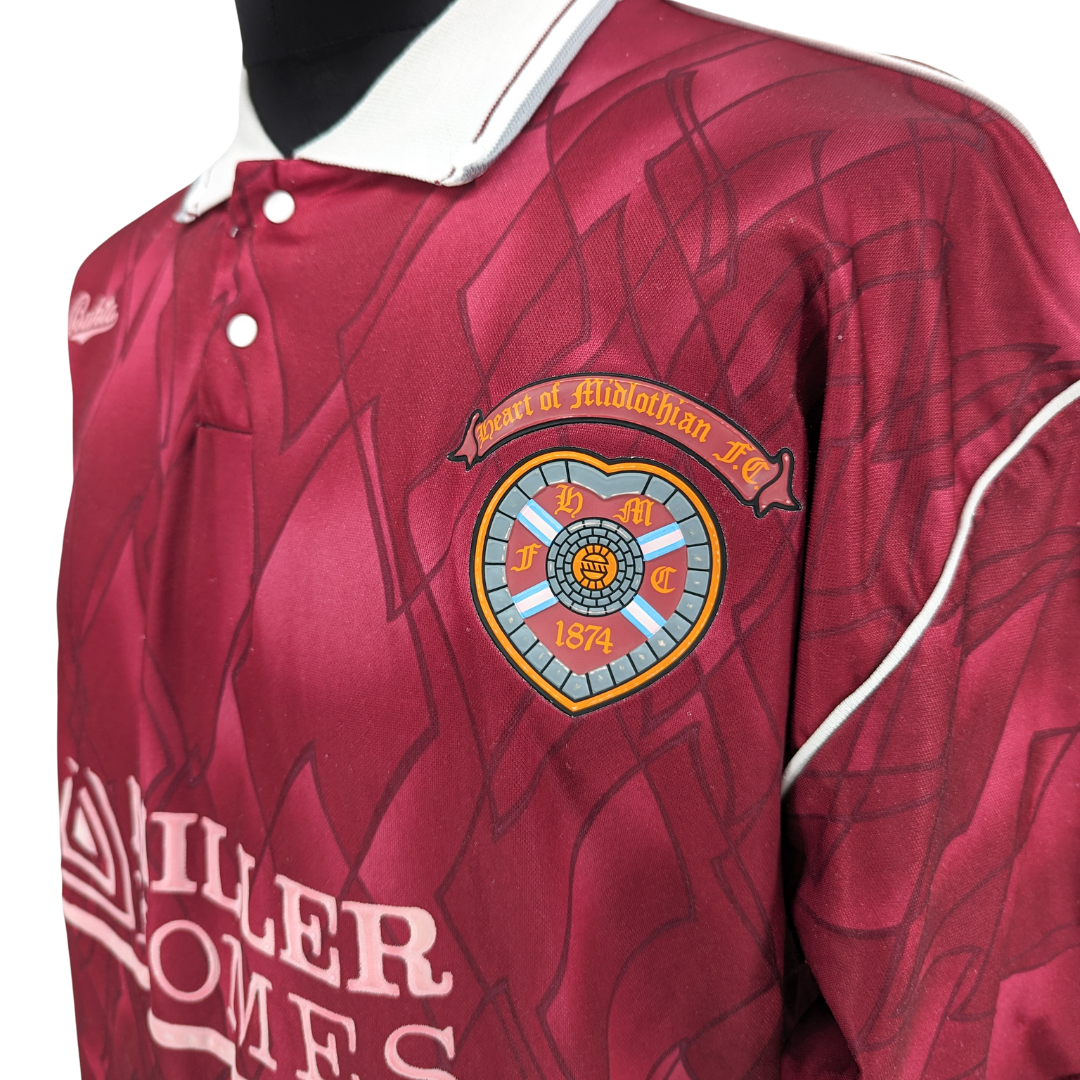 Heart of Midlothian home football shirt 1990/91