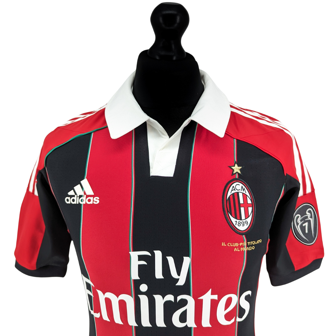 AC Milan signed home football shirt 2012/13 - (M)