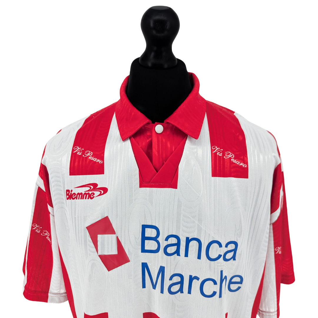 Vis Pesaro home football shirt 2001/02 - (XL)