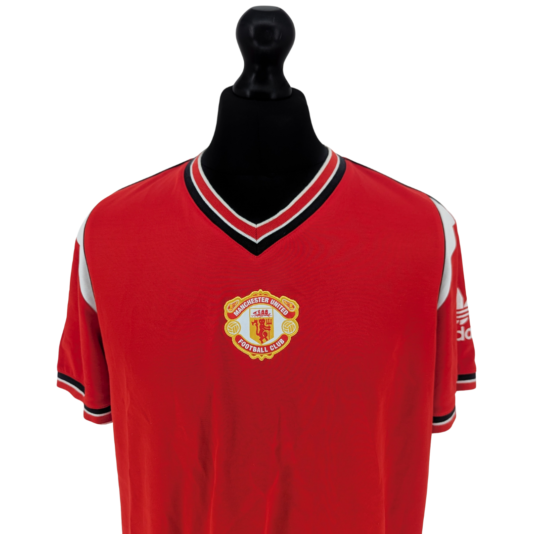 Manchester United home football shirt 1984/86 - (XL)