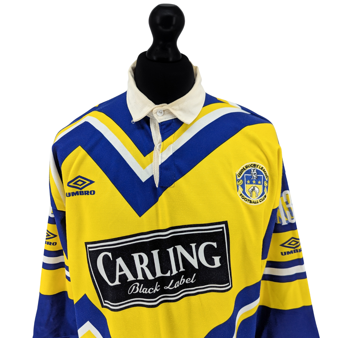 Leeds Rhinos home rugby shirt 1991/92 - (L)