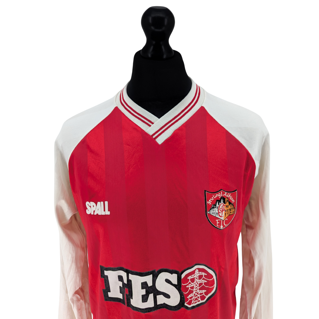Stirling Albion home football shirt 1998/90 - (L)