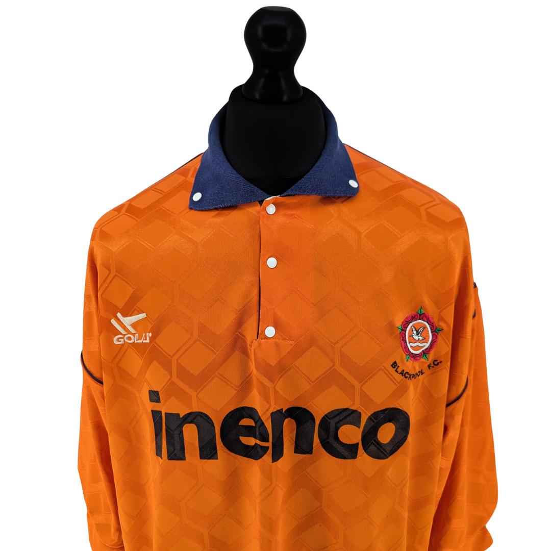 Blackpool home football shirt 1991/93 - (XL)