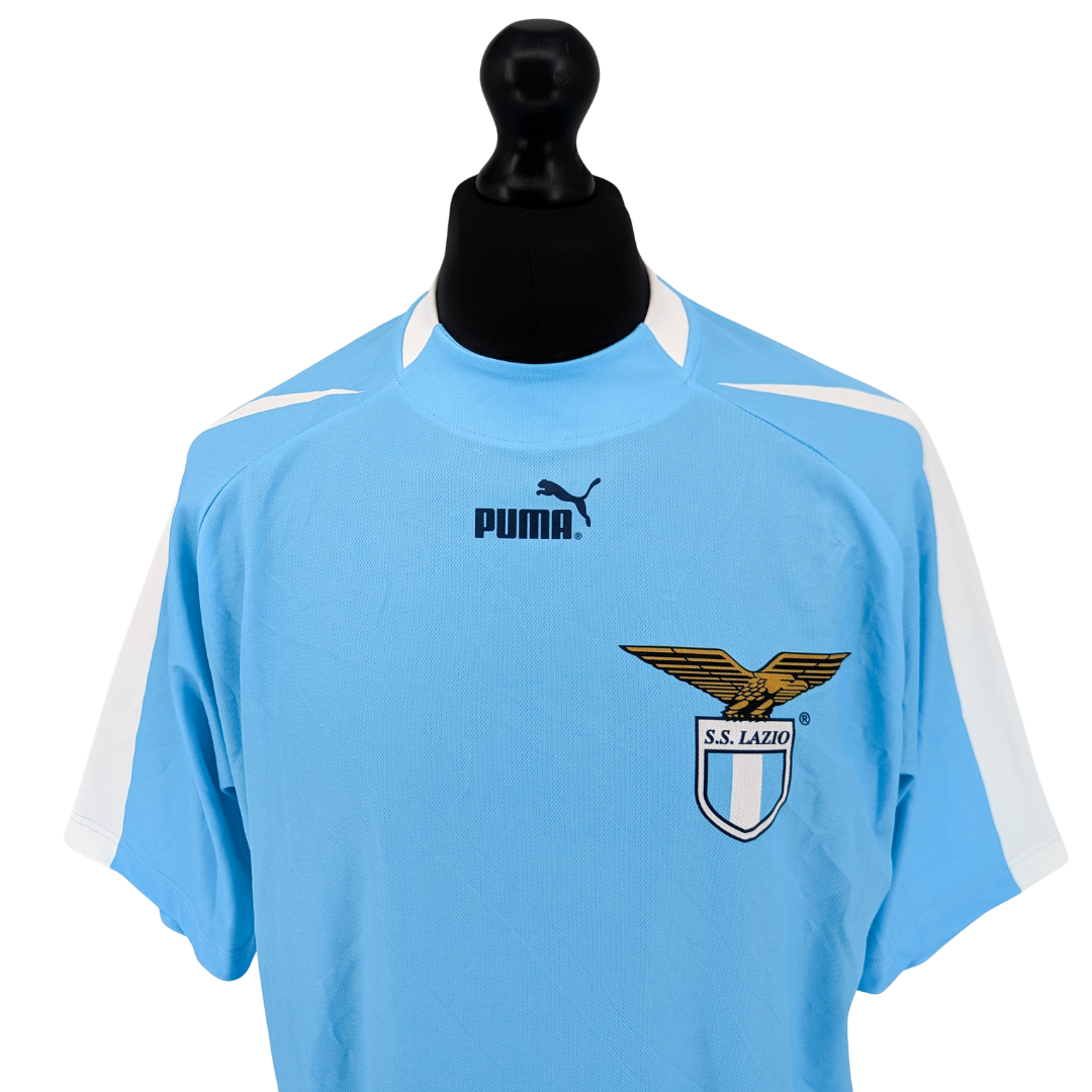 Lazio signed home football shirt 2002/03 - (L)