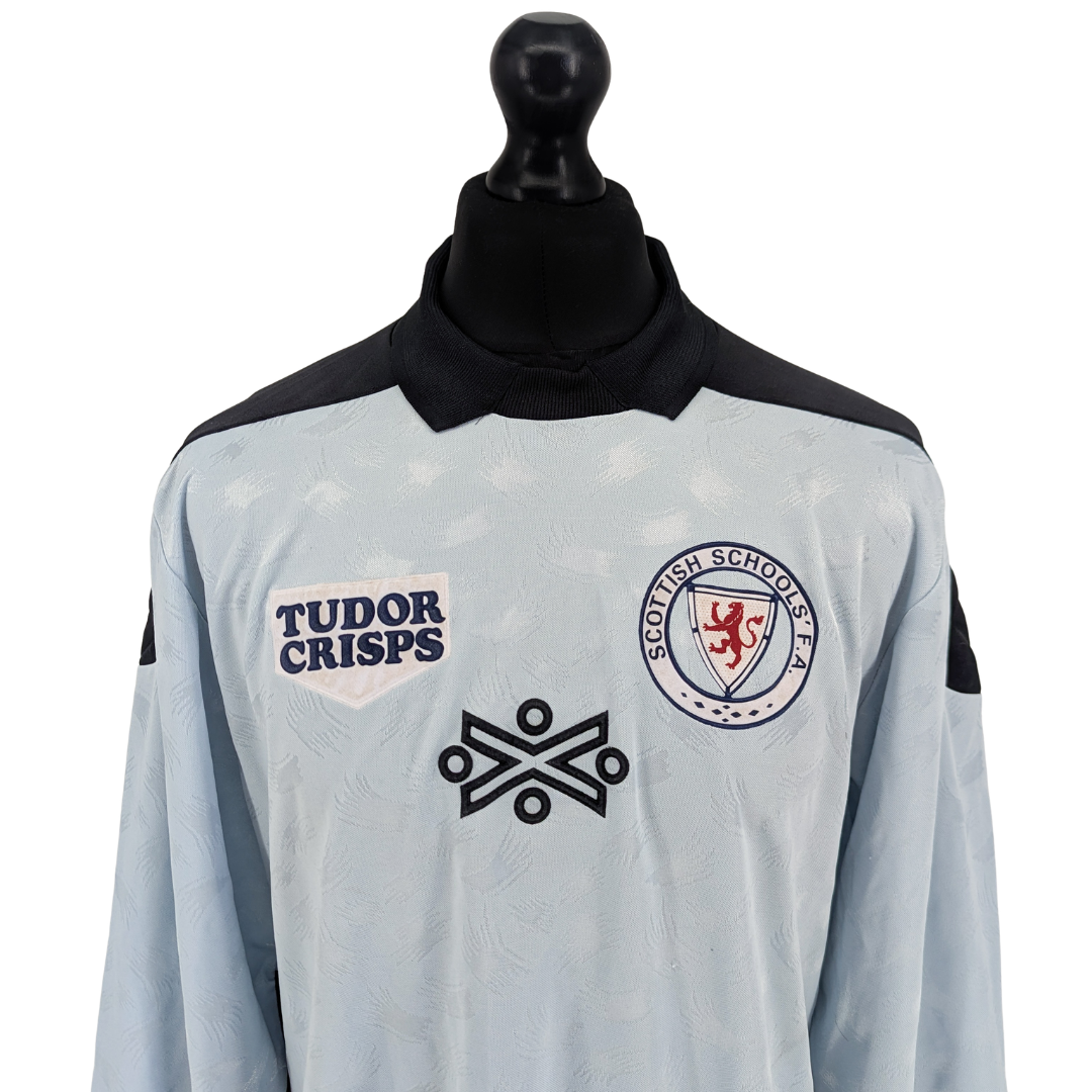 Scotland Schoolboys goalkeeper football shirt 1990/91 - (L)