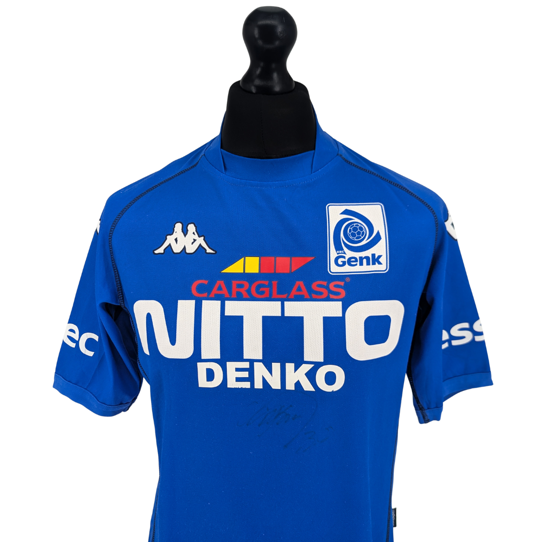 KRC Genk signed home football shirt 2002/03 - (M)