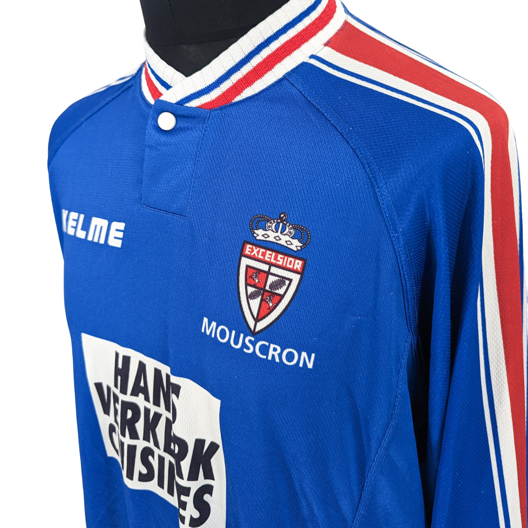 Excelsior Mouscron European away football shirt 1997/99