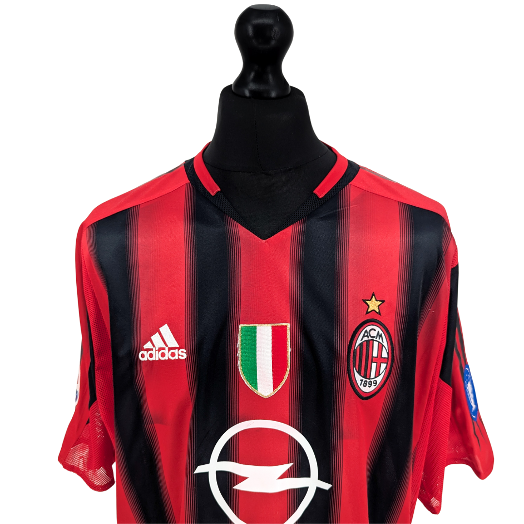 AC Milan signed home football shirt 2004/05