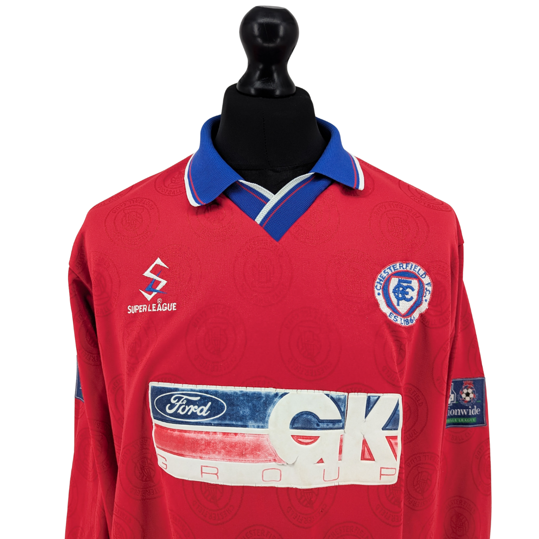 Chesterfield away football shirt 1997/99