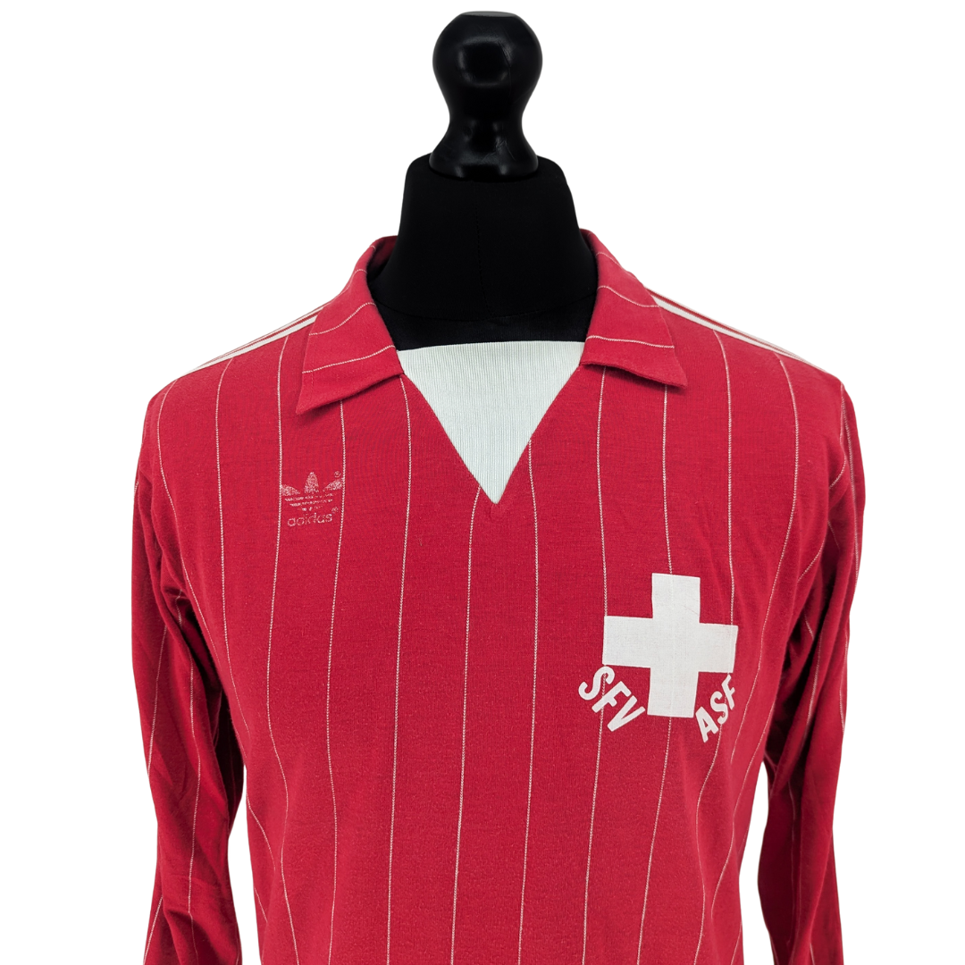 Switzerland home football shirt 1983/84 - (L)