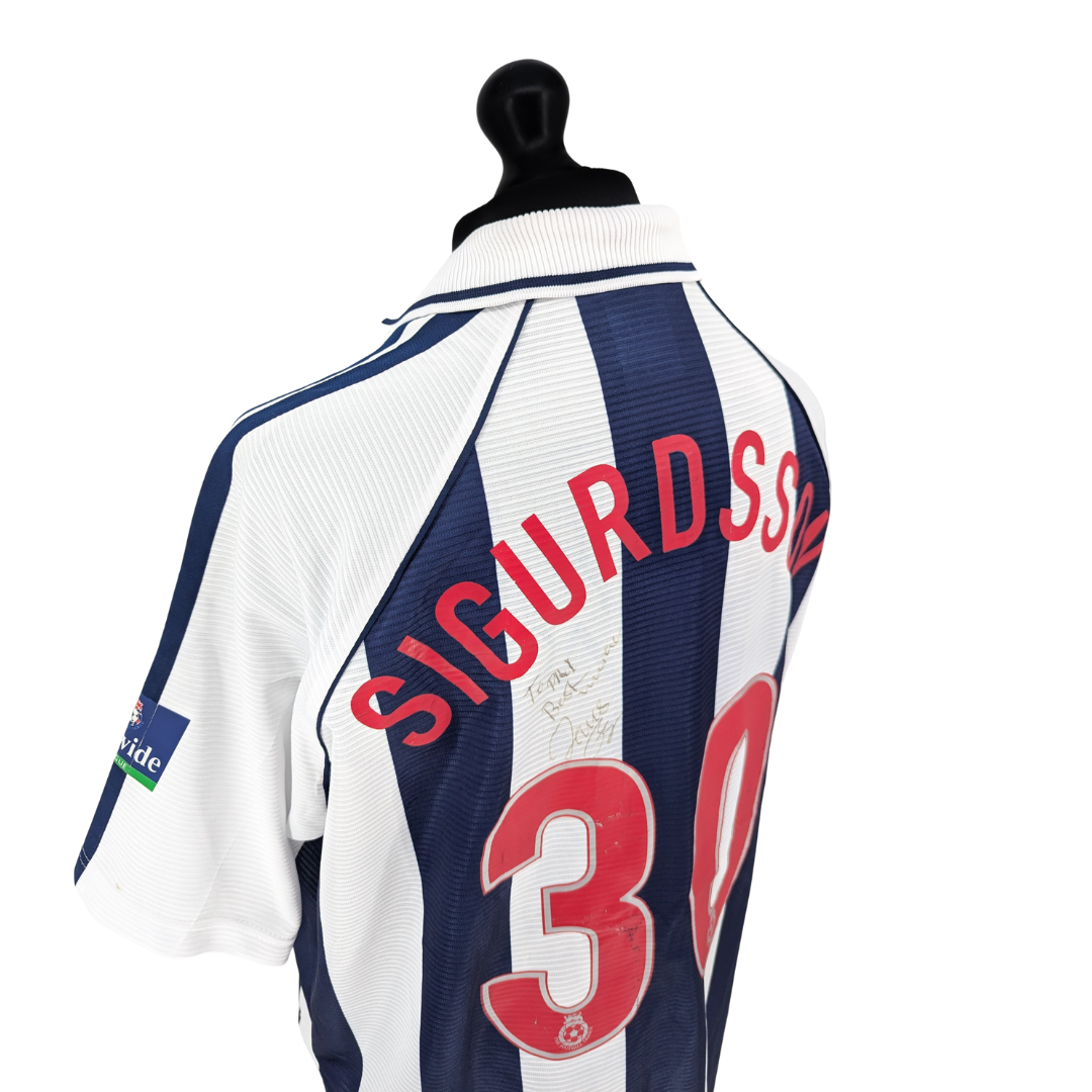 West Bromwich Albion signed home football shirt 1998/00 - (XXL)