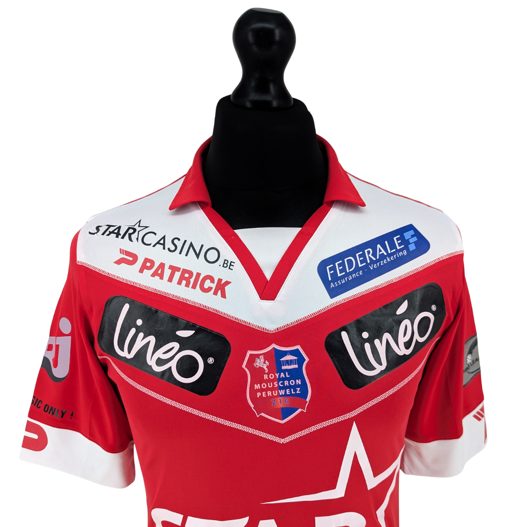 Royal Mouscron Peruwelz home football shirt 2015/16 - (L)