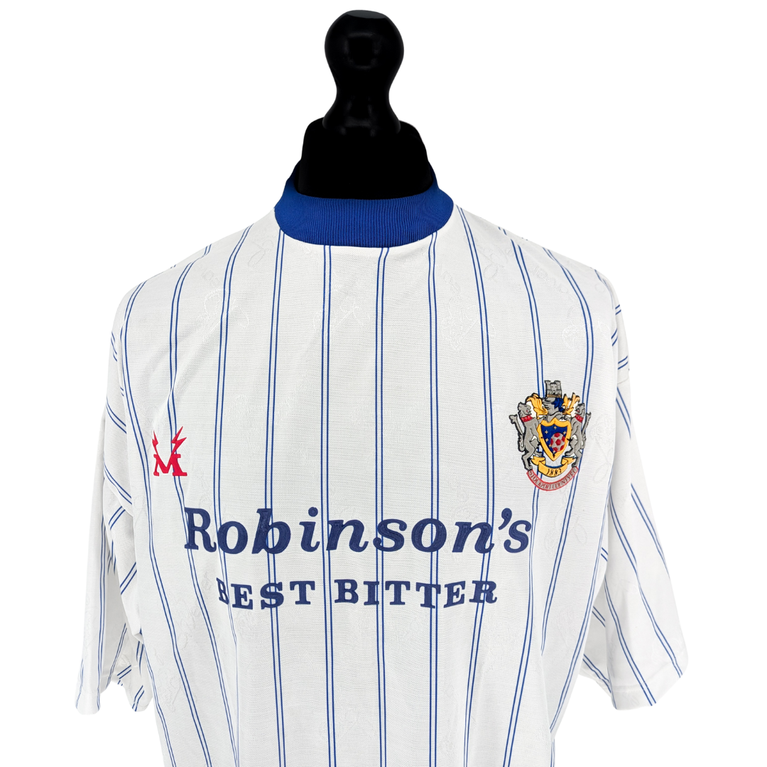 Stockport County signed home football shirt 1995/96 - (XL)