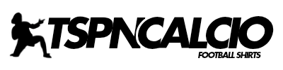 Logo of TSPNCALCIO with a silhouette of a person kicking a football, on a black background.