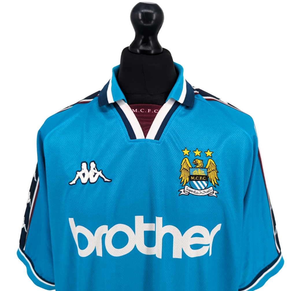 Manchester City home football shirt 1997/99