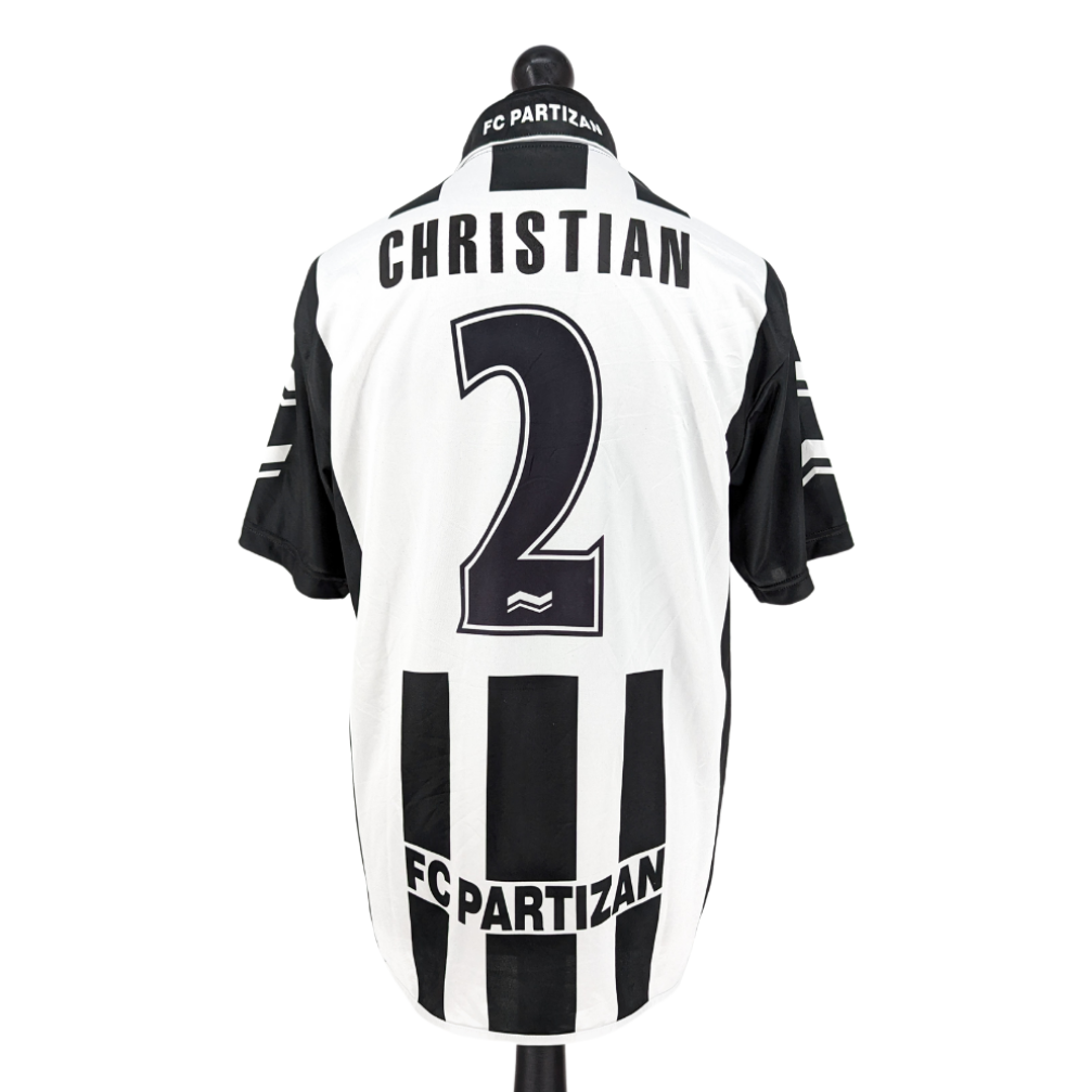 Partizan Belgrade home football shirt 1999/00