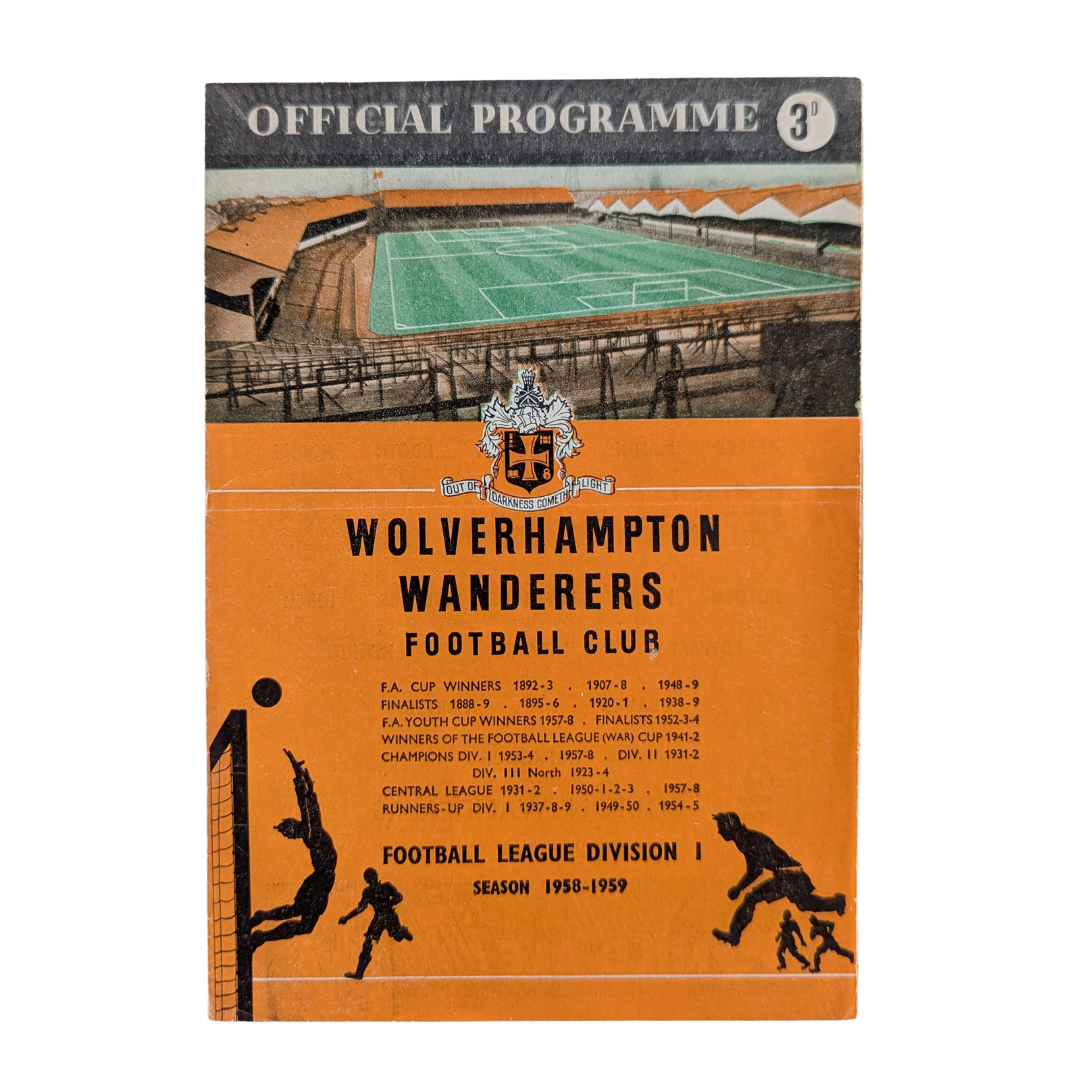 FA Cup Fourth Round 1959 - Wolverhampton Wanderers vs Bolton Wanderers