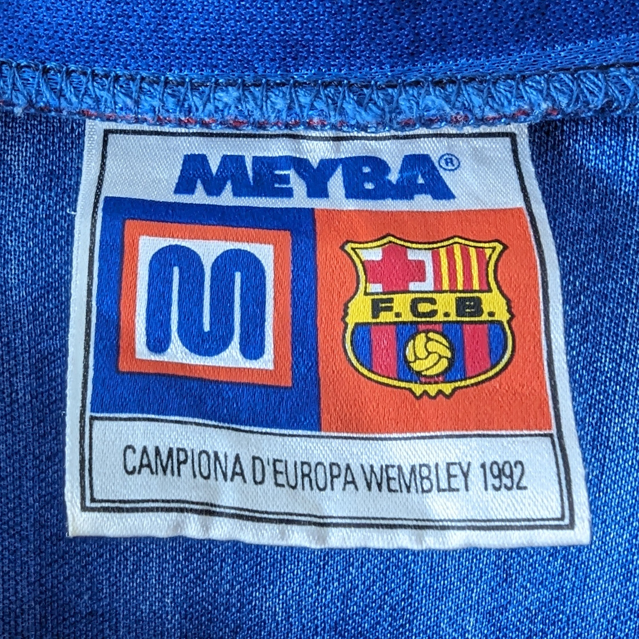 Barcelona 'Campions D'Europa' home football shirt 1989/92