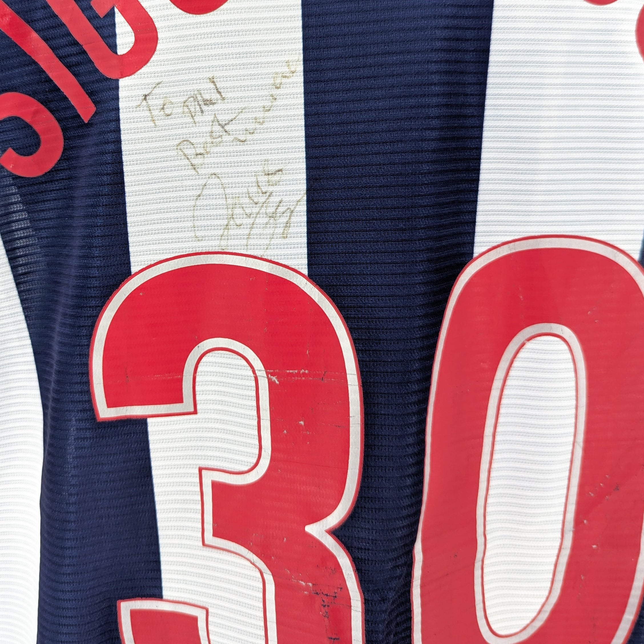 West Bromwich Albion signed home football shirt 1998/00 - (XXL)