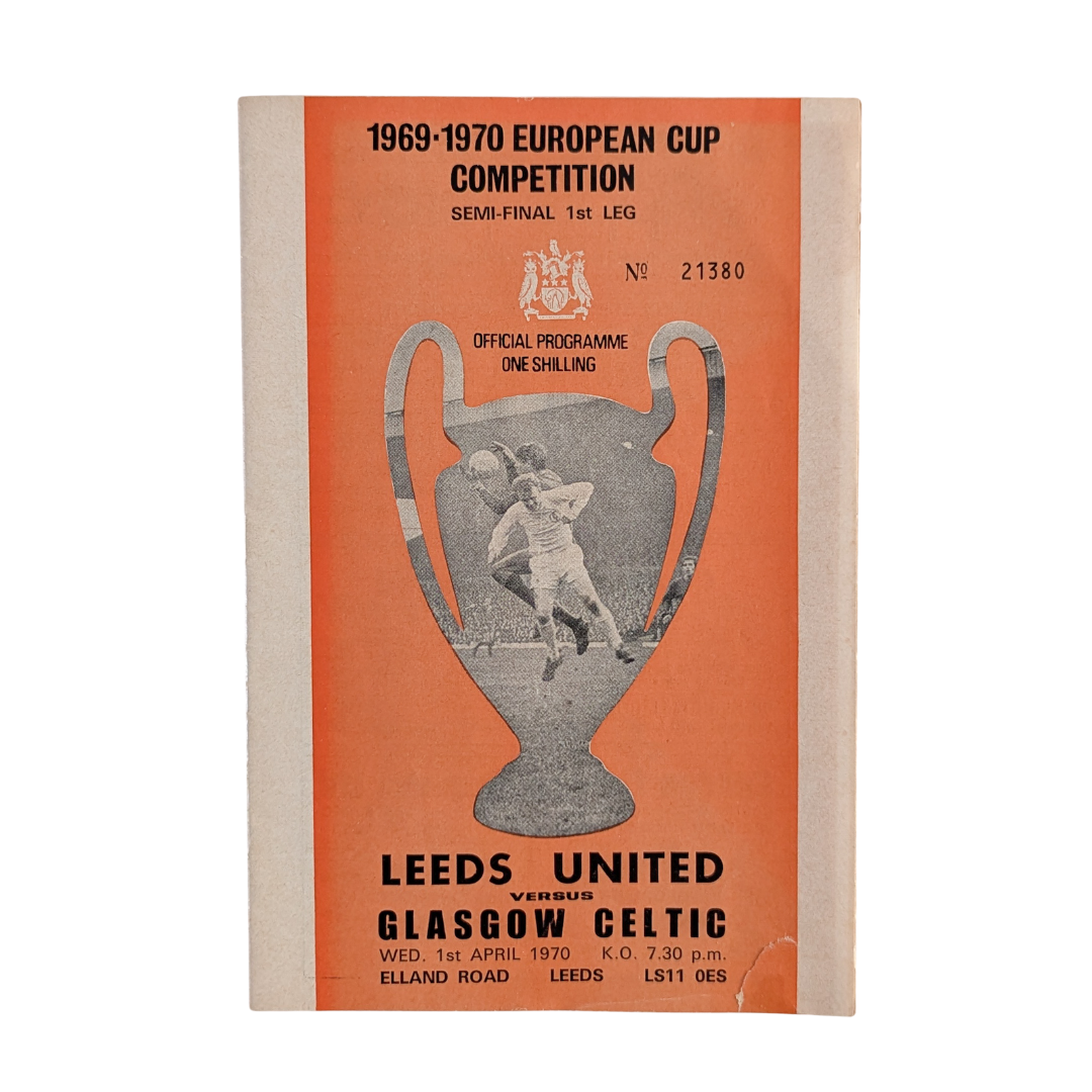 European Cup Semi-Final First Leg 1970 - Leeds United vs Glasgow Celtic