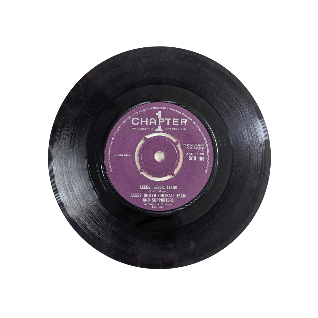 Leeds United Football Team and Supporters 7" music record