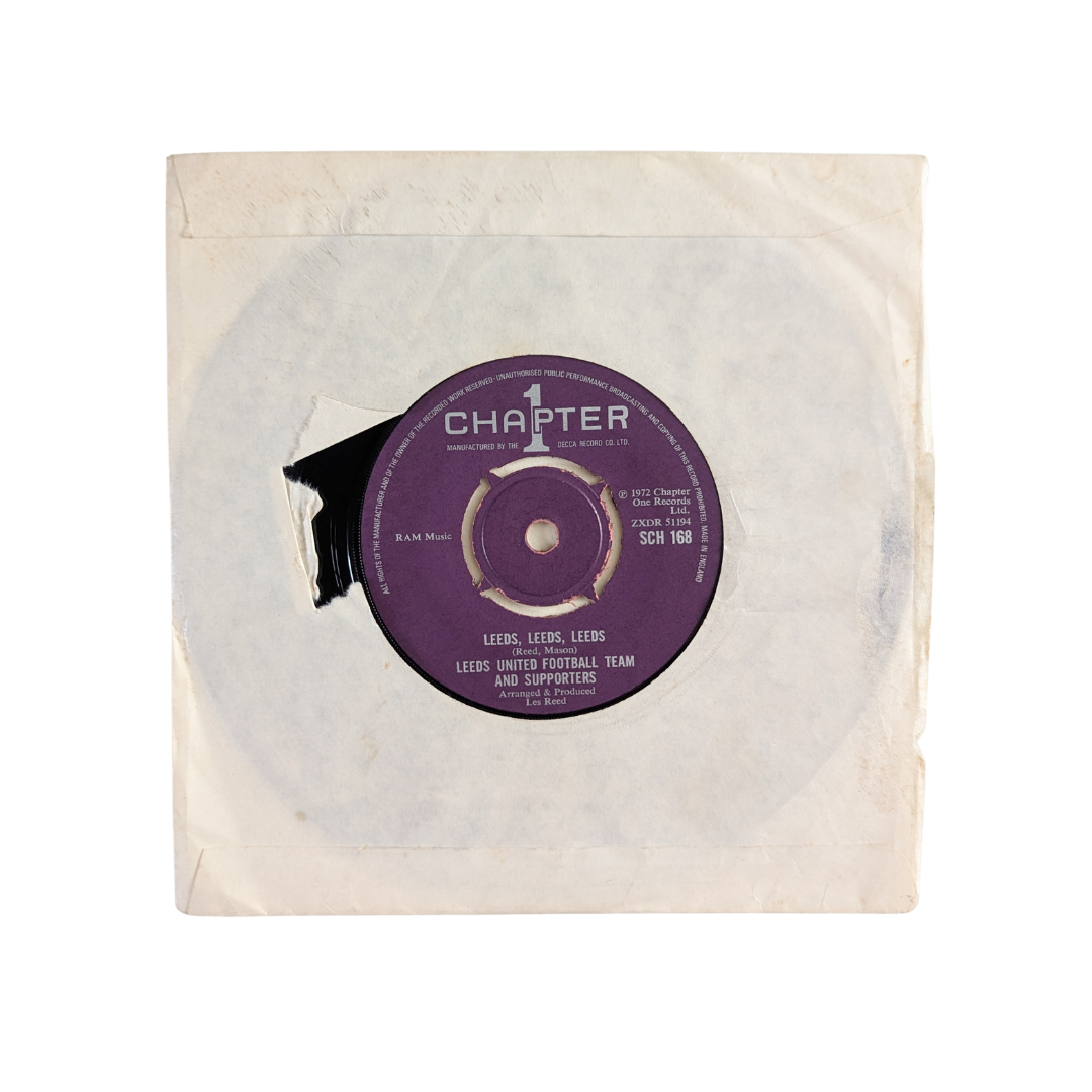 Leeds United Football Team and Supporters 7" music record