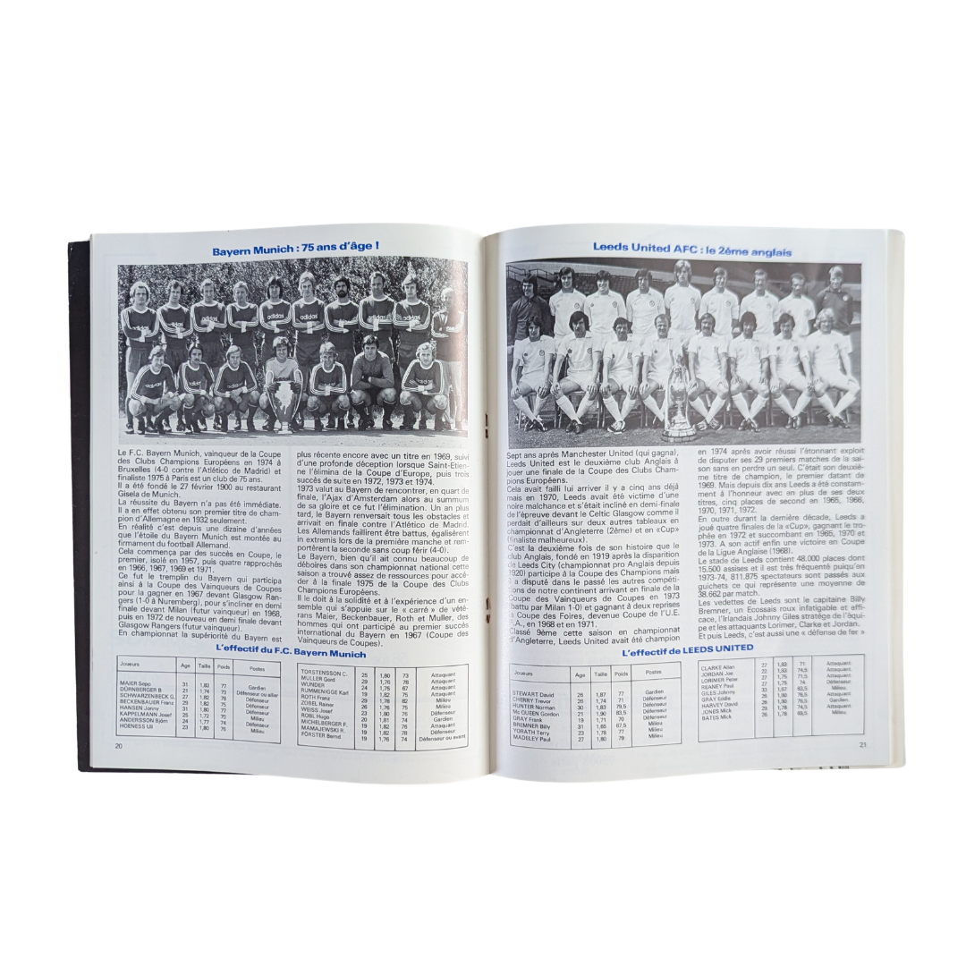 European Cup Final 1975 - Bayern Munich vs Leeds United