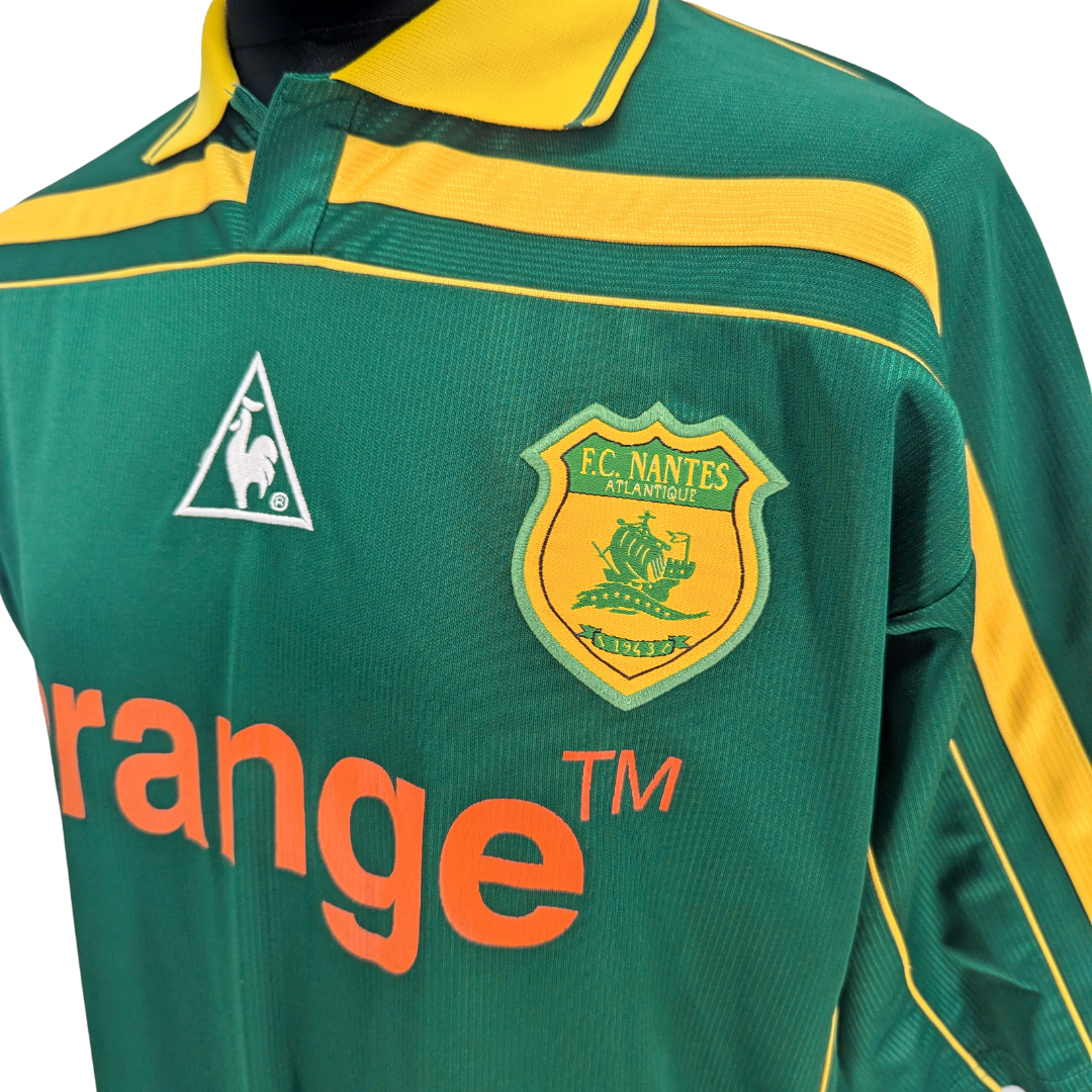 FC Nantes European home football shirt 2001/02