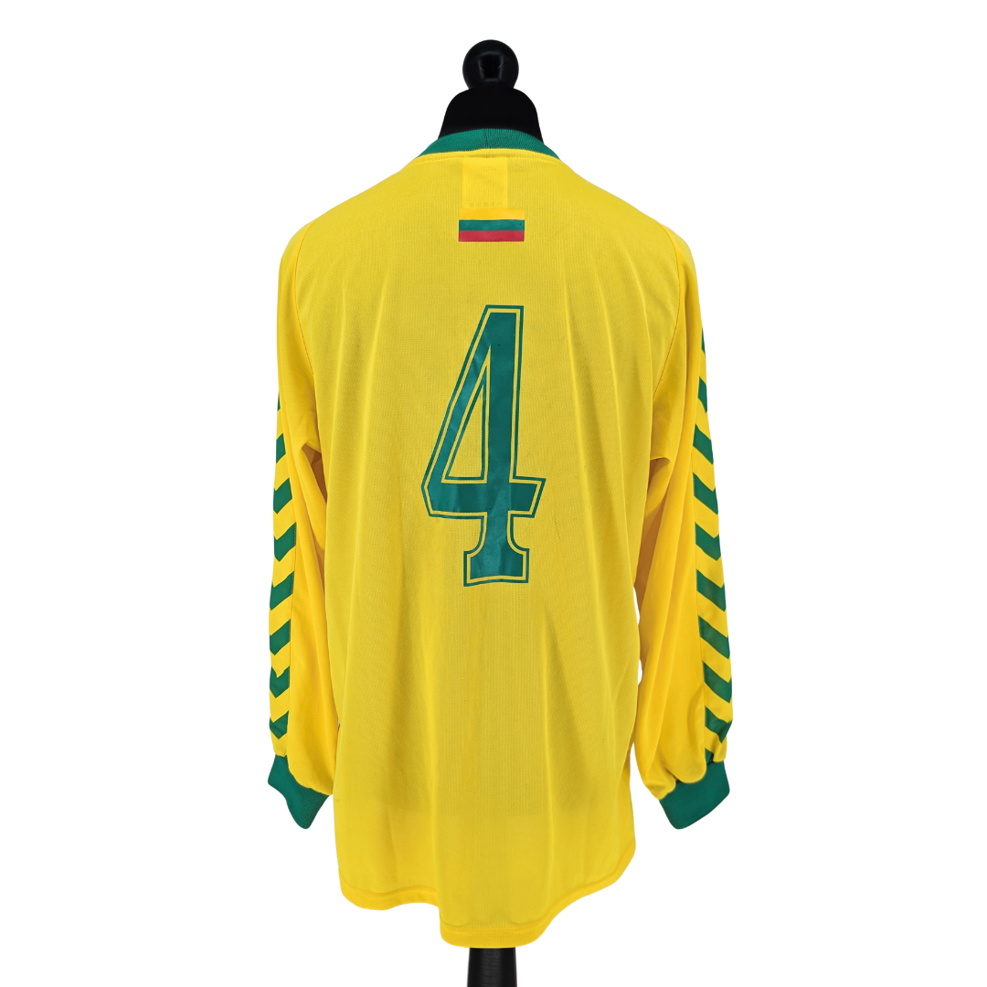 Lithuania home football shirt 2002/04 - (XL)
