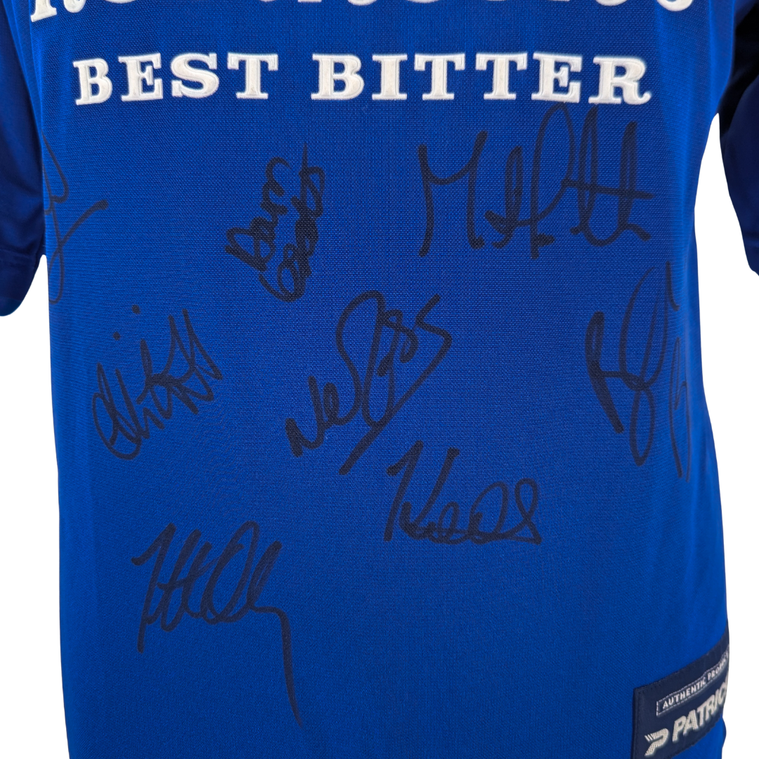 Stockport County signed home football shirt 2001/02 - (S)