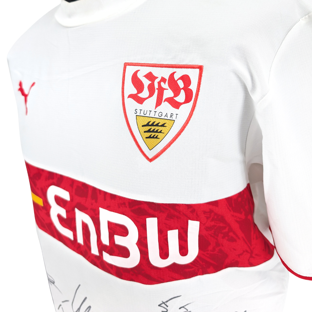Stuttgart signed home football shirt 2006/07 - (L)