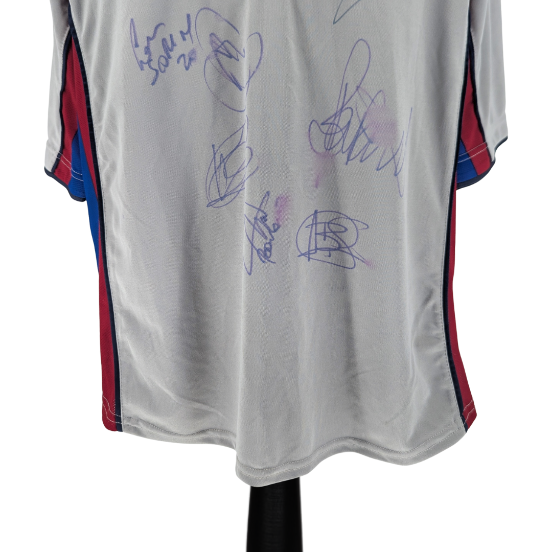 Barcelona signed away football shirt 1998/01 - (XL)