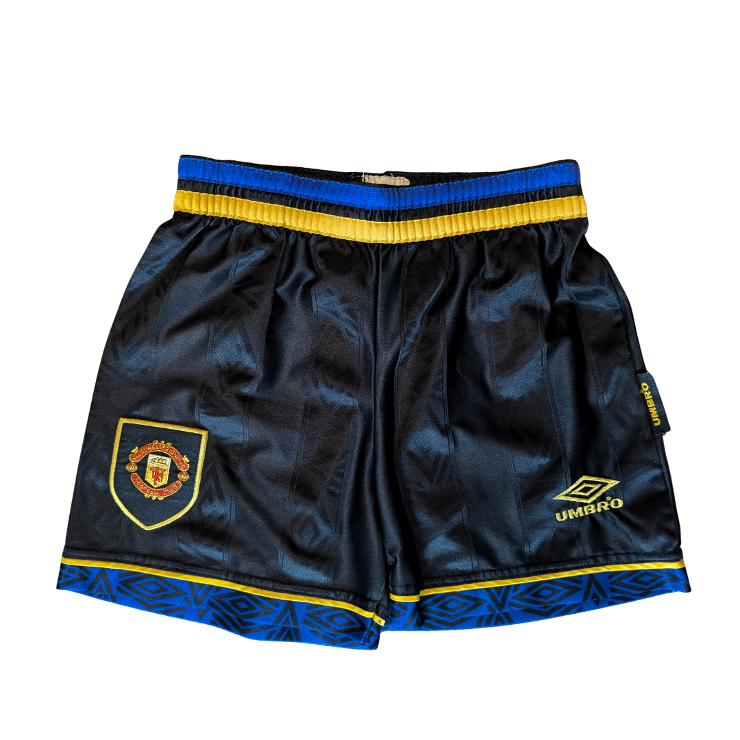 Manchester United away football shorts 1993/95