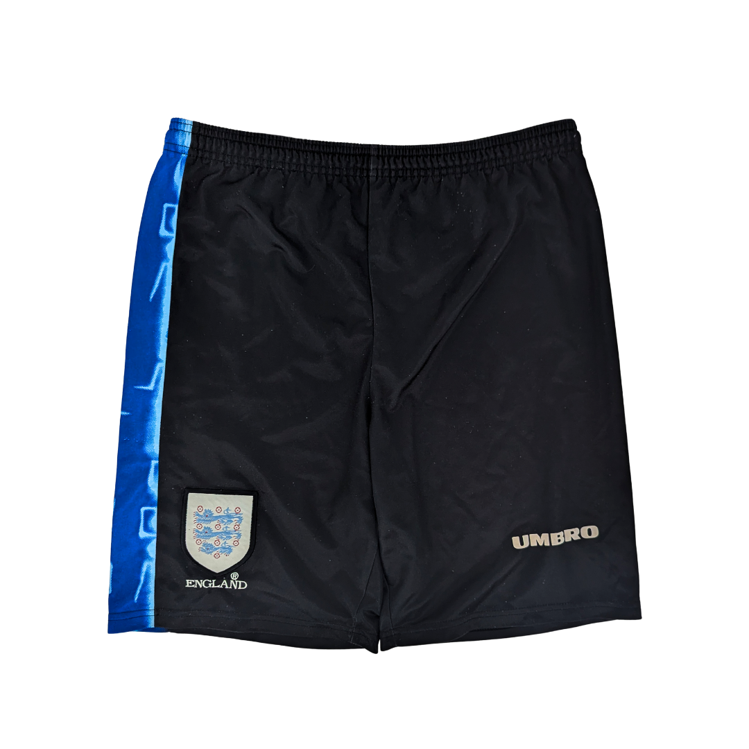 England goalkeeper football shorts 1997/98