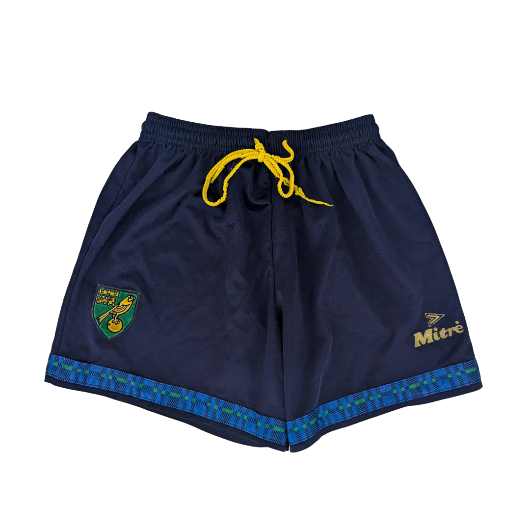 Norwich City away football shorts 1994/96