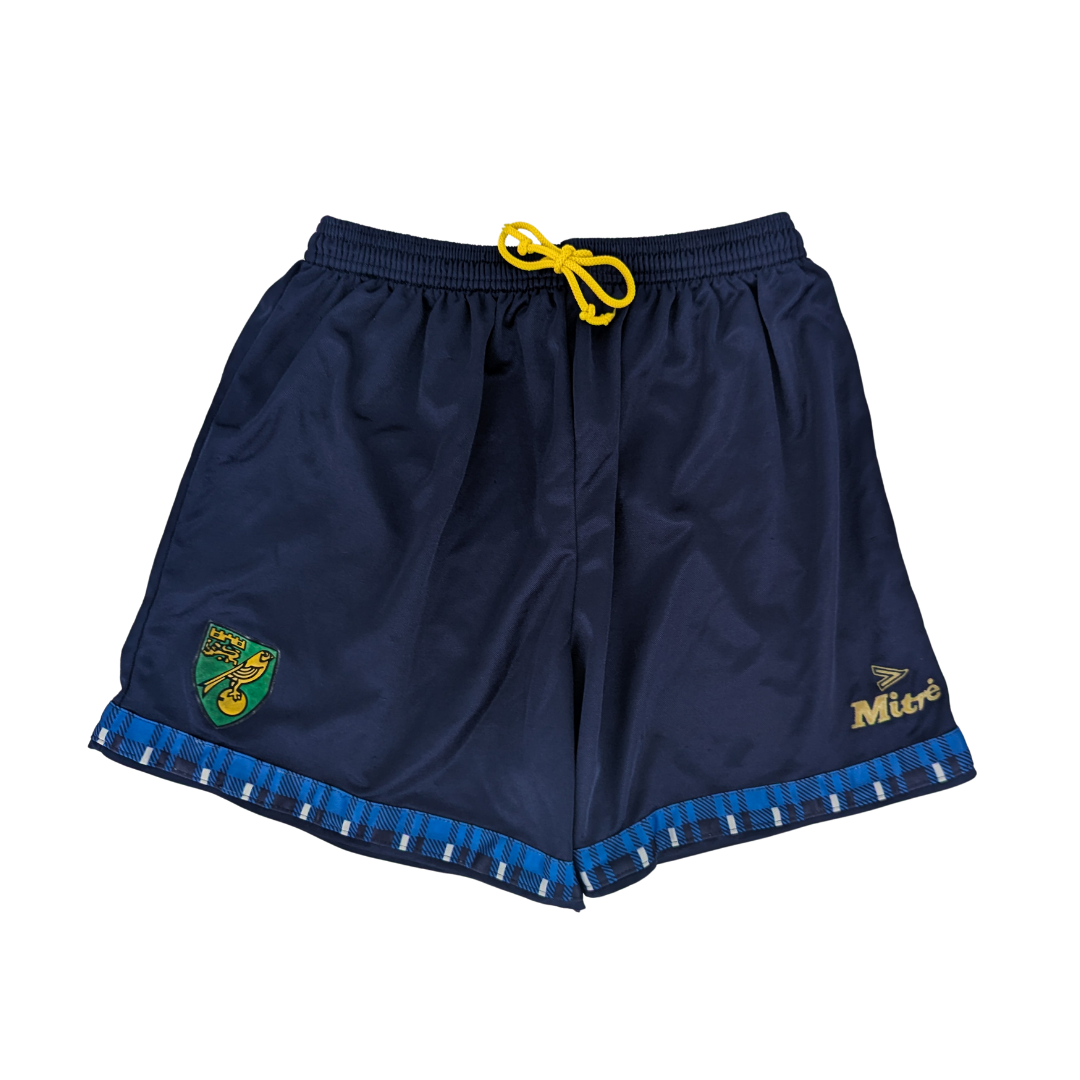 Norwich City away football shorts 1994/96
