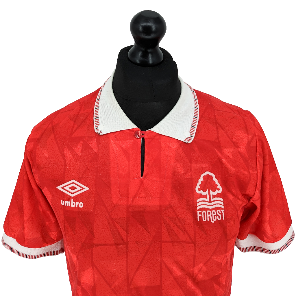 Nottingham Forest home football shirt 1990/92