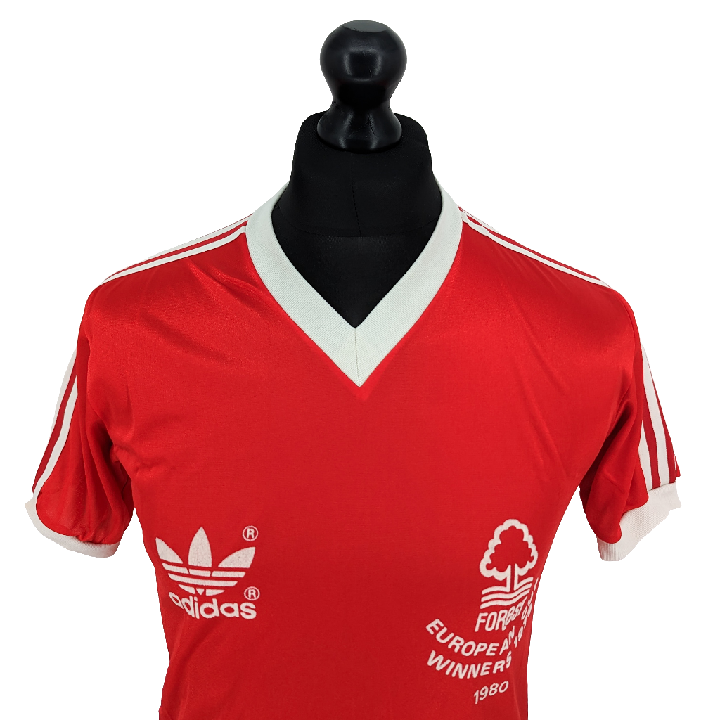 Nottingham Forest home football shirt 1977/81