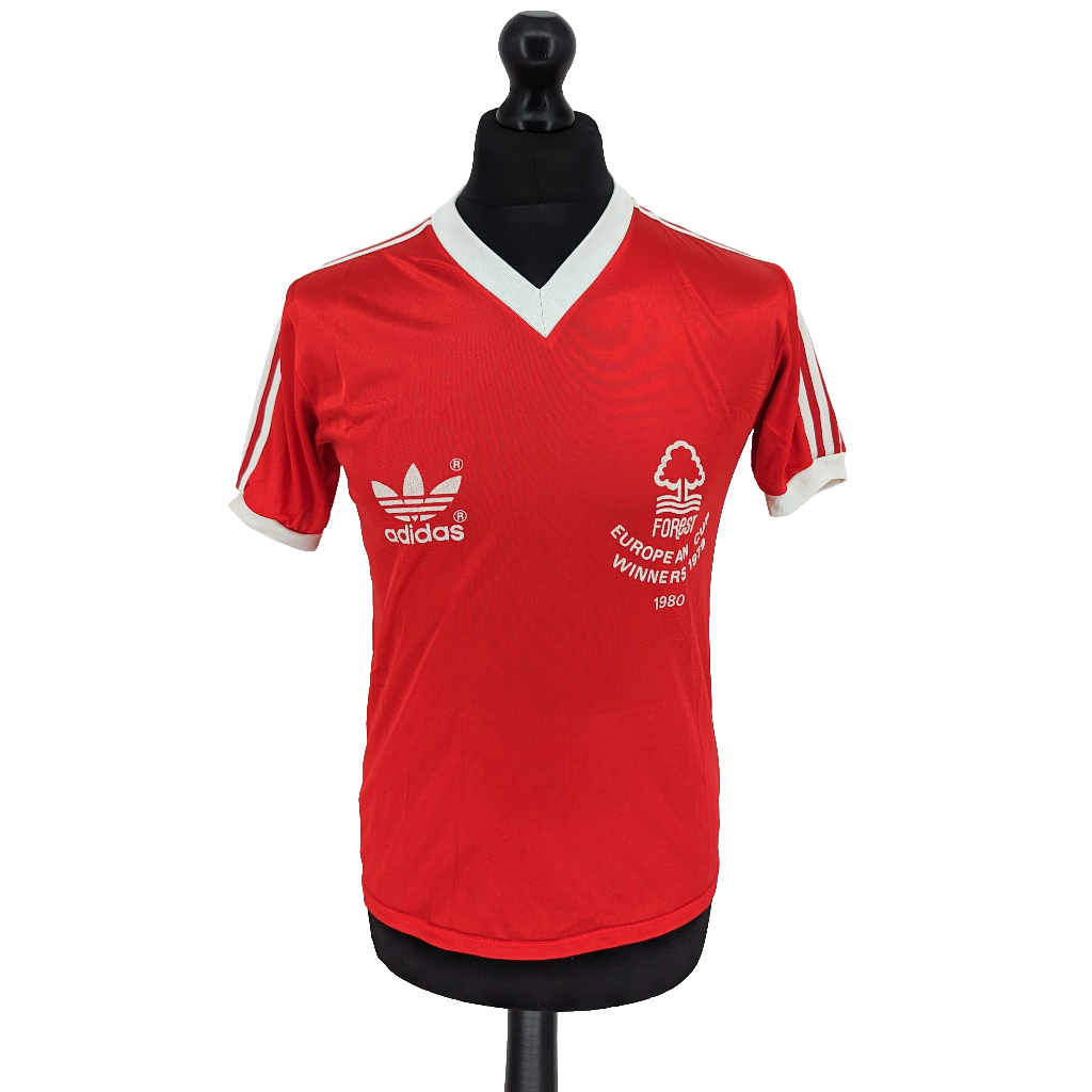 Nottingham Forest home football shirt 1977/81