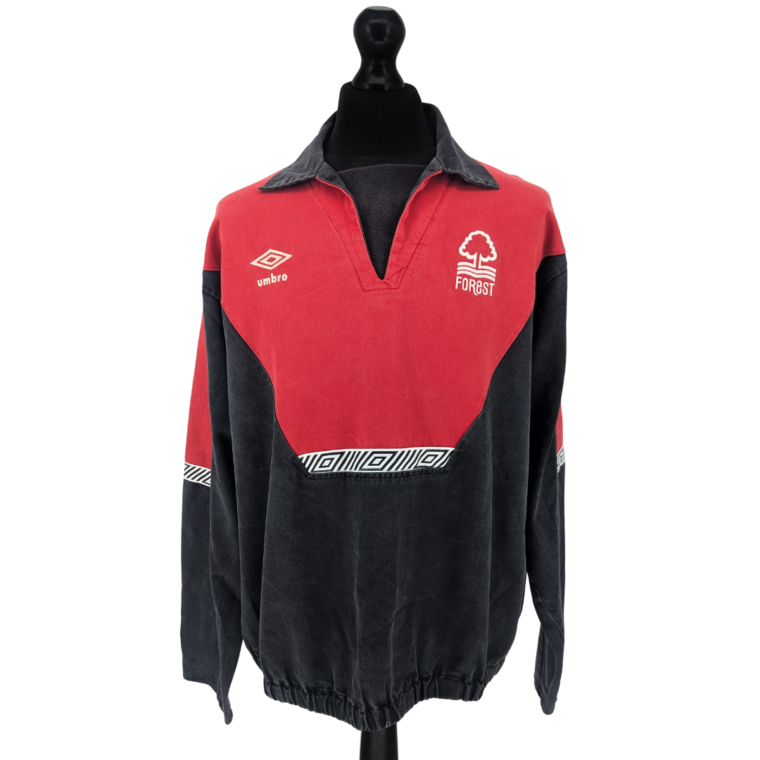 Nottingham Forest training football sweatshirt 1990/92 - (L)