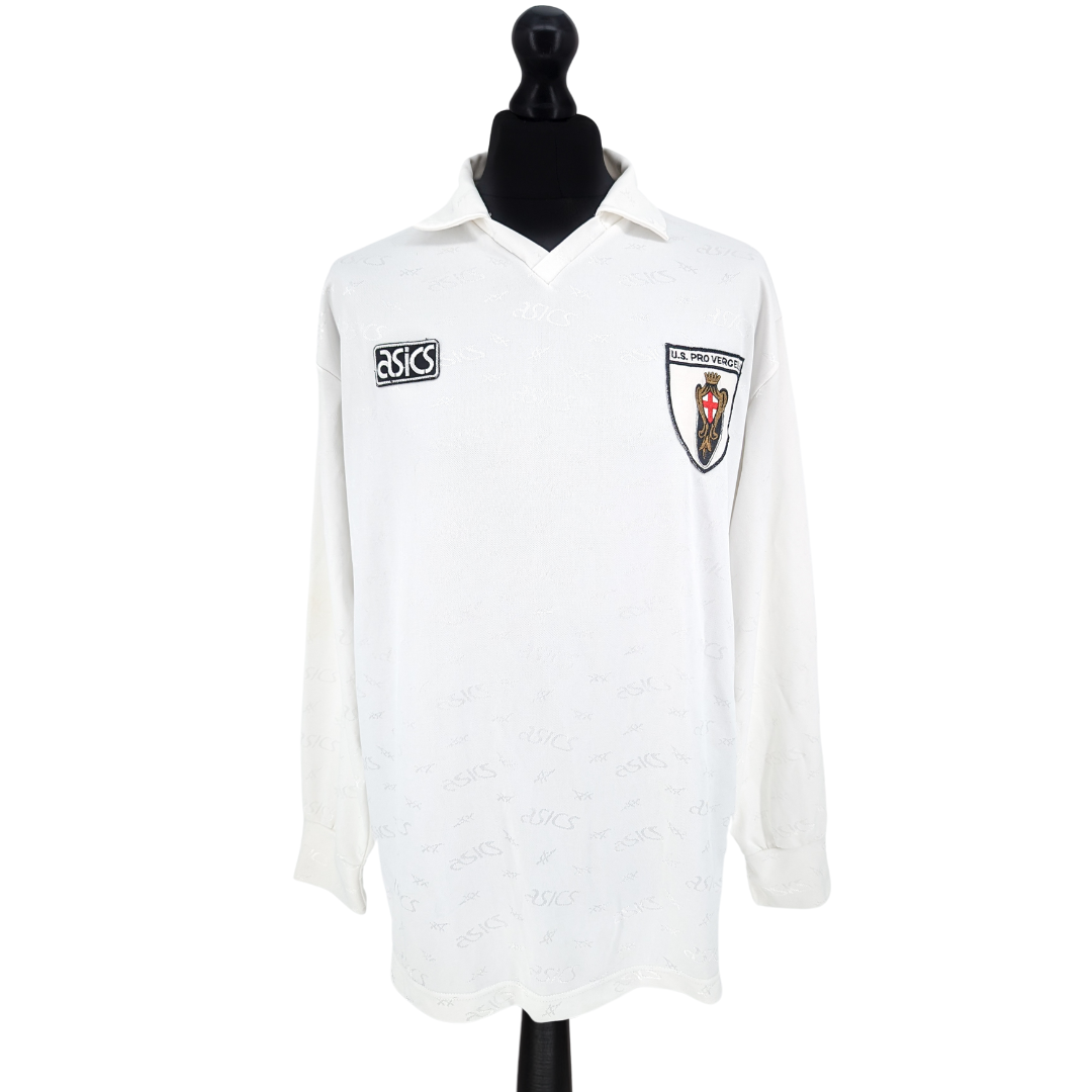 Pro Vercelli home football shirt 1990/91